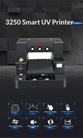 Imprimante UV A3 compacte haute vitesse à prix d'usine, écoénergétique, compatible avec les coques de téléphone portable, les étiquettes en cristal, l'acrylique et le métal
