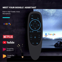 Télécommande vocale G10S PRO BT 2.4G avec souris aérienne sans fil BT5.0, gyroscope, télécommande intelligente rétroéclairée pour Android TV Box