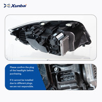 Ensemble de phares pour BMW Série 3 E90 2009-2012, style M5 Thunder, phares à LED bicolores, yeux d'ange, pièce de modification automobile