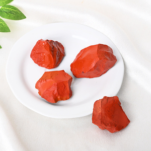 Vente en gros de blocs de pierres précieuses brutes de jaspe rouge et de quartz, cristaux naturels de guérison pour spécimens minéraux - Product Image 4