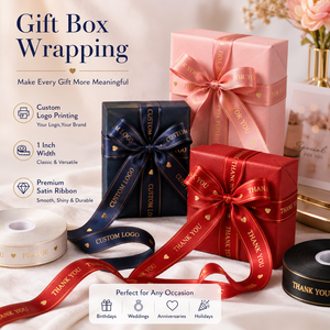 High Quality Custom Colorful Gift Grosgrain <strong>Ribbon</strong> 1 Inch Width <strong>Black</strong> White <strong>Ribbon</strong> for Wrapping Gift Box - Product Image 6