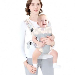 Échantillon Gratuit Porte-Bébé, Embrace Cozy 4-en-2 Porte-Bébé Ergonomique Réglable Portable Convertible Avant et Arrière - Product Image 2