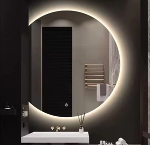 Hiện đại thông minh LED chiếu sáng phòng tắm Vanity gương thay đổi độ sáng cảm ứng chuyển đổi treo tường chống sương mù ip33 đánh giá nhà vệ sinh gương cho - Product Image 4
