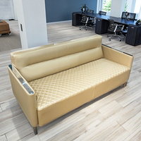 Canapé en cuir moderne personnalisable de haute qualité, 1/2/3/4/5 places, design modulaire minimaliste, bureau, appartement, hôtel, salon