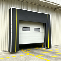 Joint d'étanchéité pour porte industrielle de très grande taille avec construction en acier inoxydable, fonction coupe-vent, résistance au feu 4h, garantie 1 an