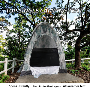 Tres modos de tiendas de campaña individuales para exteriores más vendidas para todas las estaciones, estructura de una habitación, apertura rápida e impermeables - Product Image 2