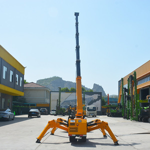 Grue sur chenilles hydraulique télescopique à bras articulé auto-propulsée Changsheng Spider 12 T, double usage huile-électricité - Product Image 3