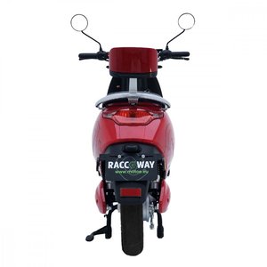 Scooter Eléctrico Rojo Digital de Dos Ruedas, Motor de 1000W, Velocidad de 45km/h, Autonomía de 50km por Carga, Carga Máxima de 150kg, Racceway R - Product Image 5