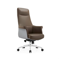 Prix promotionnel exécutif chaise de bureau ergonomique en cuir chaise pivotante réglable en hauteur maille technique
