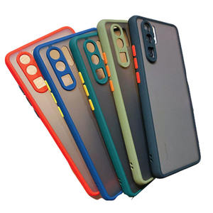 Cadre de pare-chocs antichoc hybride mince avec couleur pour <span class=keywords><strong>coque</strong></span> de téléphone <span class=keywords><strong>Huawei</strong></span> P40 <span class=keywords><strong>P30</strong></span> <span class=keywords><strong>Pro</strong></span> Precision Hole - Product Image 1