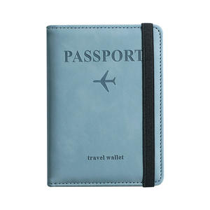 RFID Anti-Theft Passport Inhaber Anti-Magnetic Travel Protector Gepäck anhänger Bordkarte Dokument Business Werbe geschenk - Product Image 5