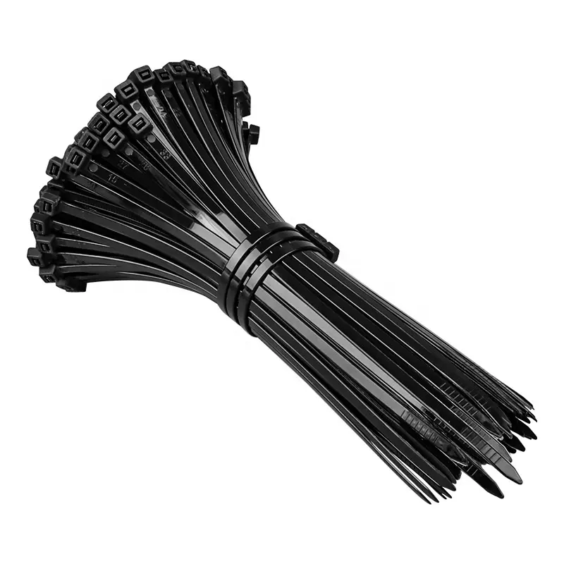 Elehk çevre dostu doğal siyah kablo tel kravat ağır kendinden kilitleme naylon kablo Zip bağları Pa66 plastik kablo bağları