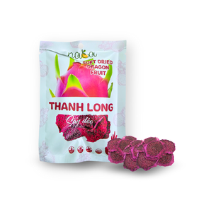 ขนมธรรมชาติดีต่อสุขภาพแบบเวียดนามผลไม้มังกรอบแห้งแบบนิ่มเป็นมิตรกับมังสวิรัติเส้นใยที่อุดมไปด้วยรสหวานไม่ใส่น้ำตาลพร้อมรับประทานสูญญากาศจำนวนมาก - Product Image 1