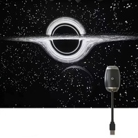 Projecteur USB à étoiles, lumière flexible à 360 degrés pour le toit de la voiture, lumière galaxie portable, mini-lumière pour la décoration de la chambre