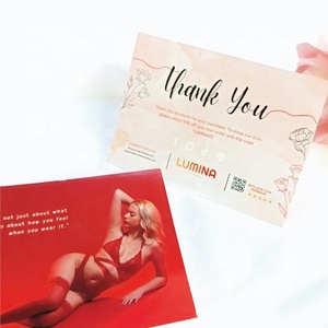 Tùy chỉnh thiết kế name <span class=keywords><strong>card</strong></span> cả hai bên in ấn cảm ơn cho mua hàng của bạn Cảm ơn bạn thẻ - Product Image 3