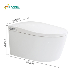 Inodoro Inteligente Suspendido en la Pared con Sensor Automático de Descarga, sin Borde, de Cerámica Blanca, <span class=keywords><strong>Venta</strong></span> Directa de Fábrica - Product Image 3