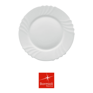 Piatto da Cena <span class=keywords><strong>Bormioli</strong></span> <span class=keywords><strong>Rocco</strong></span> Ebro in Vetro Bianco 25,5 cm per Ristoranti e Hotel, Forniture all'Ingrosso di Stoviglie - Product Image 4