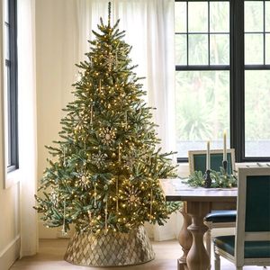 <span class=keywords><strong>Balsam</strong></span> <span class=keywords><strong>Hill</strong></span> <span class=keywords><strong>Sapin</strong></span> de Noël artificiel classique bleu épicéa pré-éclairé de 75 pieds, 2 960+ branches, 1000 lumières LED claires, en polychlorure de polyvinyle - Product Image 2