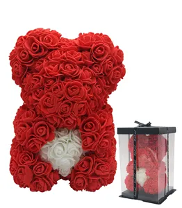 Presentes de Dia dos Namorados ou aniversário para namoradas e mamãe Teddy-25cm Rosa