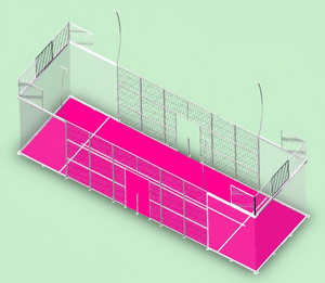 Nhà cung cấp Tòa Án chuyên nghiệp padel xuất khẩu số lượng lớn hàng rào, khung, kính và các cơ sở khác hỗ trợ OEM/ODM - Product Image 4