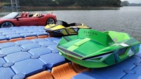 Bateau à jet d'eau électrique 2025, jet ski tendance, kart aquatique, nouveau bateau gonflable électrique pour le surf sur les vagues, installations de divertissement aquatique