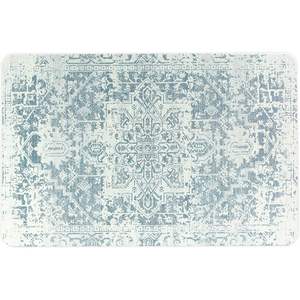 Tapis de bain Super Absorbant Modern Animals FloorPops Kilim Blue, séchage rapide, en diatomite, antidérapant avec support en caoutchouc, écologique pour la salle de bain - Product Image 3