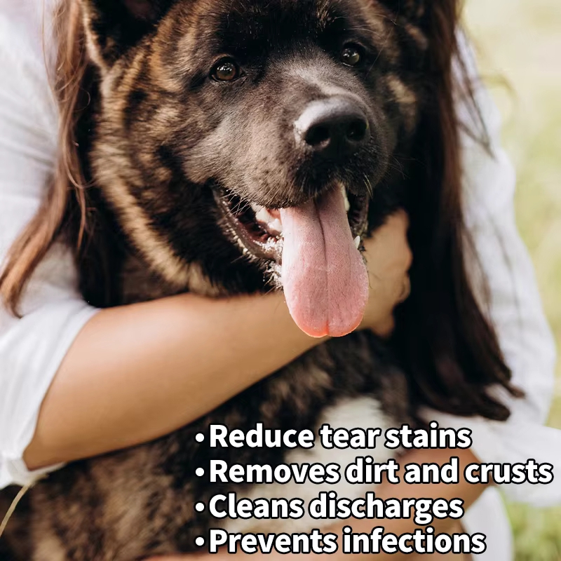 QYKM F3 Pet Eye Wet Wipes: Tear Stain Cleaning Pads for Dogs Cats - Beijing Qingyang Kunming Technol