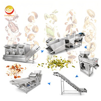 Machine industrielle ORME pour peler les amandes, rôtir et trancher les cacahuètes, ligne automatique de torréfaction et de pelage des cacahuètes