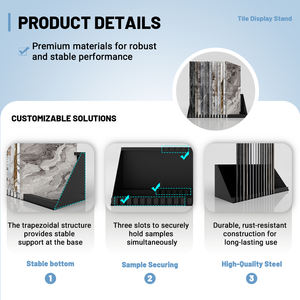 Глубокая индивидуальная пластина для слотов, Напольная керамическая плитка, настил базового типа, простая мраморная гранитная витрина - Product Image 4
