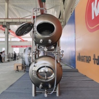 Cuve à bière horizontale personnalisée de 2000 L en acier inoxydable 304 avec manchon à fossettes, bride et trappe d'accès – Équipement de fermentation