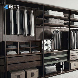 Armario Rústico de Madera Maciza de Roble Estilo Granja con Gran Capacidad de Almacenamiento y Cajones para Dormitorio de Estilo Campestre - Product Image 3