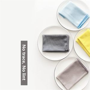 Paño de microfibra sin pelusa al por mayor de fábrica, paño absorbente para pulir vidrios, paños de microfibra sin rayas para ventanas y espejos - Product Image 3