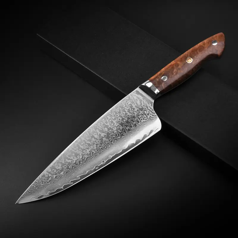 Высокое качество 67 слоев VG10 стали 8 "японский дамасский нож для шеф-повара
