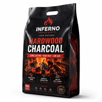 Sacs d'emballage en PP tissé laminé BOPP personnalisés avec poignée, réutilisables, pour charbon de barbecue, 2 kg, 5 kg, 10 kg
