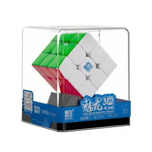 MoYu Meilong Transparent Box 2M 3M 4M Pyramid M Professional Plastic Puzzle 3x3 Magic Cube Toys