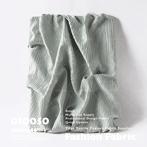 Nueva tela de textura plisada de plisado secundario agrietado compuesto de moda para bolsa, chaqueta de pintura de pared, traje de abrigo - Product Image 2