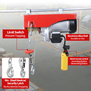 <span class=keywords><strong>Mini</strong></span> Polipasto Eléctrico Chenli 220v Pa100 Pa200 Pa300 Pa500 Pa1000, Polipasto Eléctrico Pequeño Tipo PA - Product Image 5