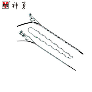 <span class=keywords><strong>Shenyong</strong></span> Fixation hélicoïdale supérieure/laterale blanc argenté pour isolateur ADSS/OPGW/OPPC, embout de tirage, composants en acier galvanisé à chaud pour l'énergie - Product Image 1