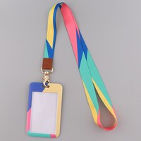 Vente en gros Lanière promotionnelle imprimée par sublimation Carte d'identité Lanière de cou Lanyards en polyester avec logo personnalisé