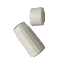 Fournisseur RUIPACK Logo personnalisé Populaire Nouvelle forme PP Cylindre Bâton Déodorant Bouteille 50ml Cosmétique Fond Remplissage Récipient Déodorant