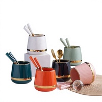 Ensemble de fourchettes à fruits en acier inoxydable Wowo Light-Luxury, finition miroir, fourchettes et cuillères à dessert, boîte de rangement pour usage domestique