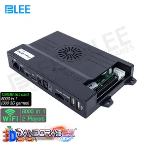 128G 3D Wifi Arcade Saga EX Box 8000 em 1 DIY Kit Arcade Retro Video Game Console board