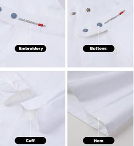 <span class=keywords><strong>Veste</strong></span> <span class=keywords><strong>de</strong></span> chef extensible pour <span class=keywords><strong>homme</strong></span> avec col montant à 2 boutons, manches longues, vêtements <span class=keywords><strong>de</strong></span> <span class=keywords><strong>cuisine</strong></span> pour hôtel restaurant, 4 couleurs personnalisées - Product Image 3