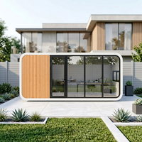 Casa Cápsula Móvil, Cabina Tipo Apple, Alojamiento en Resorts, Prefabricada, Ecológica, Diseño Contemporáneo, Multiusos de 20 y 40 pies, Mejores Ventas