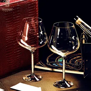 600Ml ריינסטון גזע קריסטל אדום יין זכוכית גביע לגין סט יהלומי עופרת משלוח זכוכית כלי זכוכית יין כוסות
