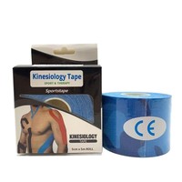 Bande de kinésiologie en coton pour athlètes, soutien des blessures, auto-adhésive, pour tendon d'Achille, unisexe, basketball et badminton