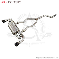 Sistema de Escape Trasero de Acero Inoxidable con Válvulas para Toyota Supra A90 A91 3.0T B58, Sistema de Escape de Alto Rendimiento