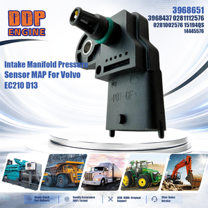 Capteur de pression du collecteur d'admission MAP pour Volvo EC210 D13 3968651 3968437 0281112576 0281002576 15194QS 14445576 - Product Image 2