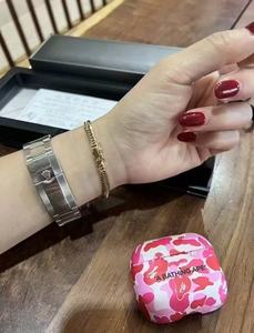 Bijoux en <span class=keywords><strong>or</strong></span>, <span class=keywords><strong>bracelet</strong></span> chaîne gourmette plaqué <span class=keywords><strong>or</strong></span> 18 carats, design à maillons plats à 6 facettes, bijoux en <span class=keywords><strong>or</strong></span> AU750 pour femmes - Product Image 5