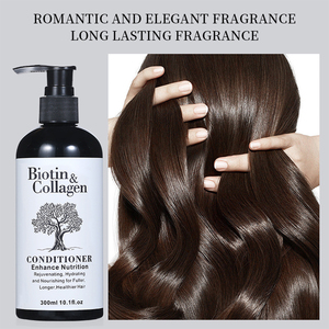 修复生物素和胶原蛋白护发素水解中国工厂300毫升无卷曲最佳中国制造洗发水 - Product Image 5